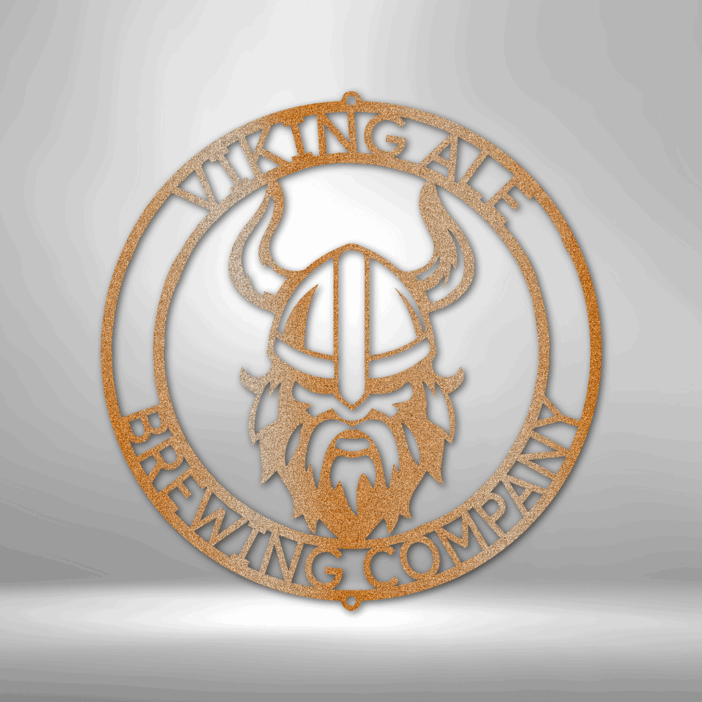 Viking Ring Monogram - Steel Sign