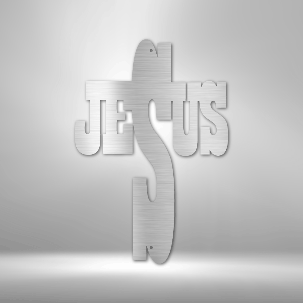 Jesus Cross - Steel Sign