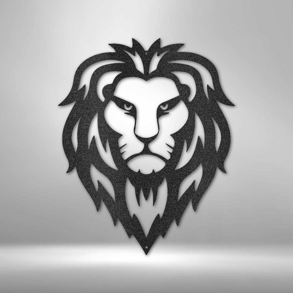 Lion Head - Steel Sign