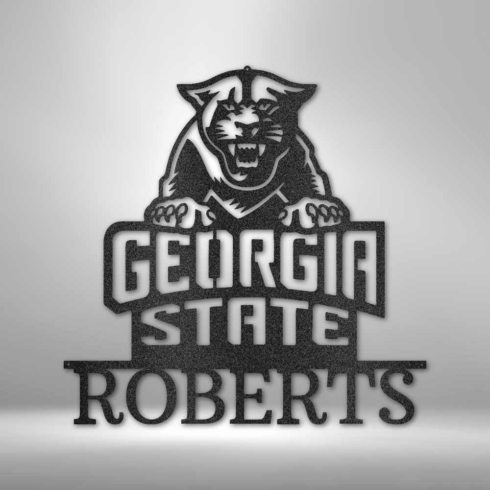 Georgia State Monogram - Steel Sign